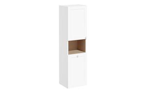 VitrA Root Classic 40cm 2 Door Semi-Tall Unit w/Laundry Basket (LH Hinge) - Matt White